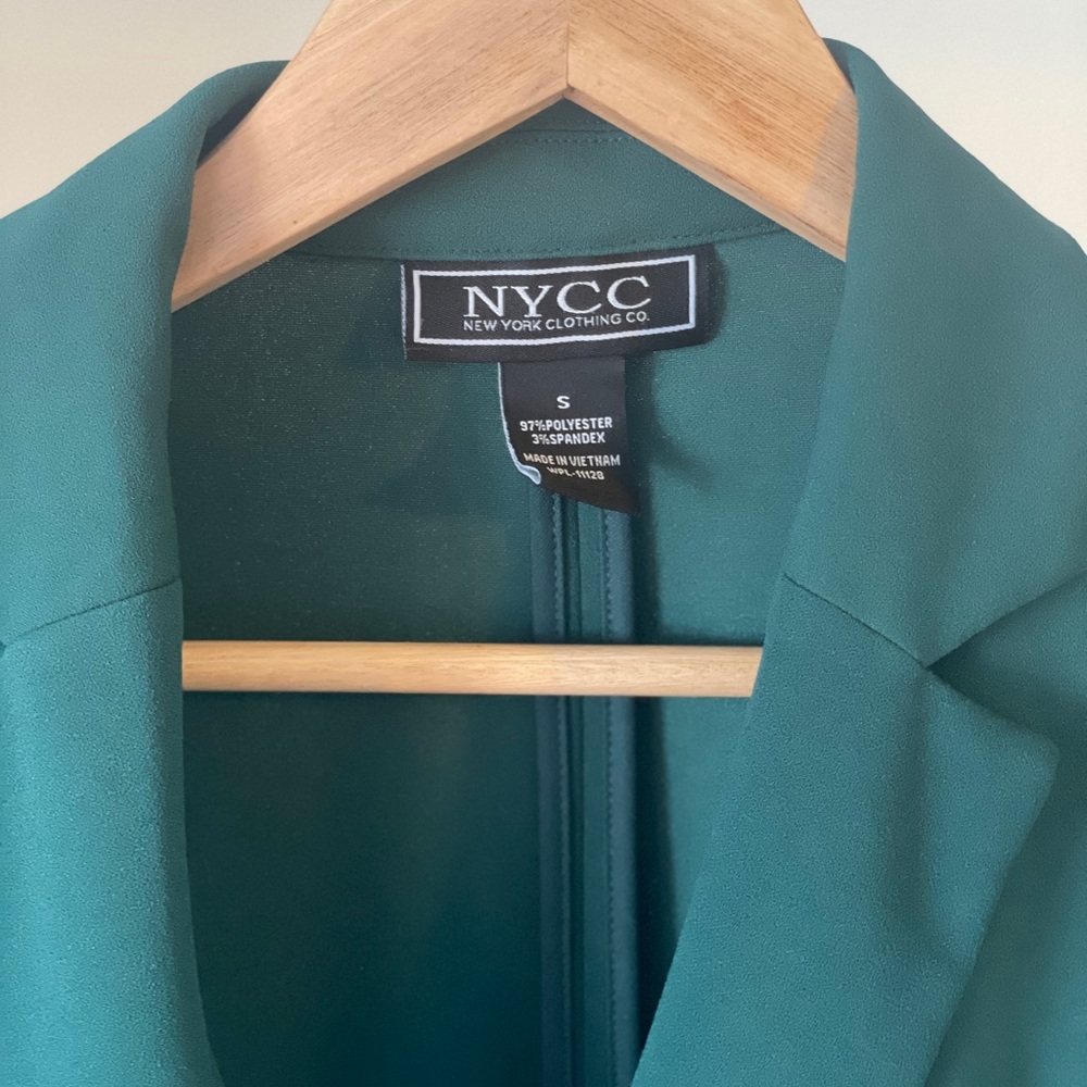 NYCC New York Clothing Company Green Women’s Blazer - Picture 4 of 7